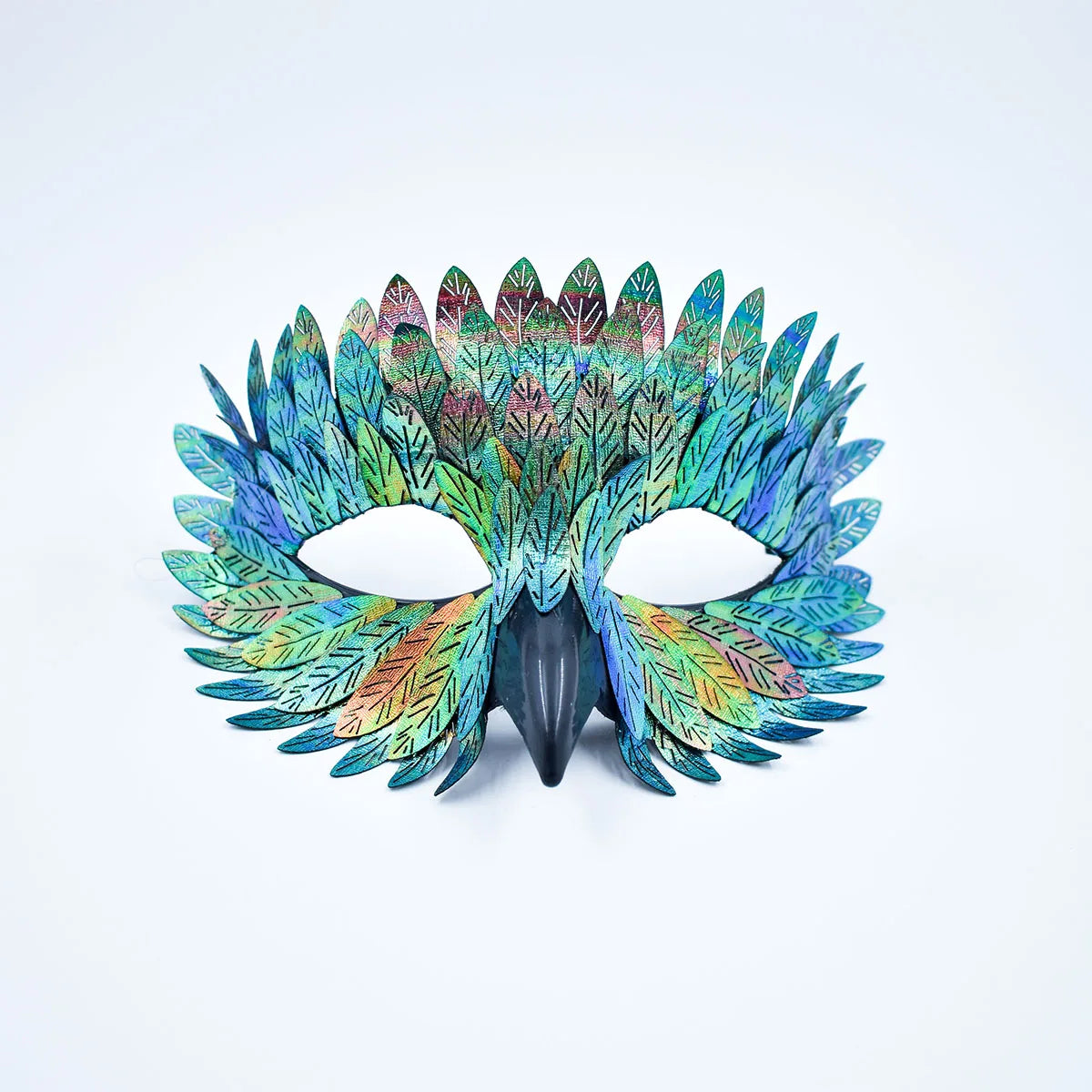 Women's Feather Half Face Mask