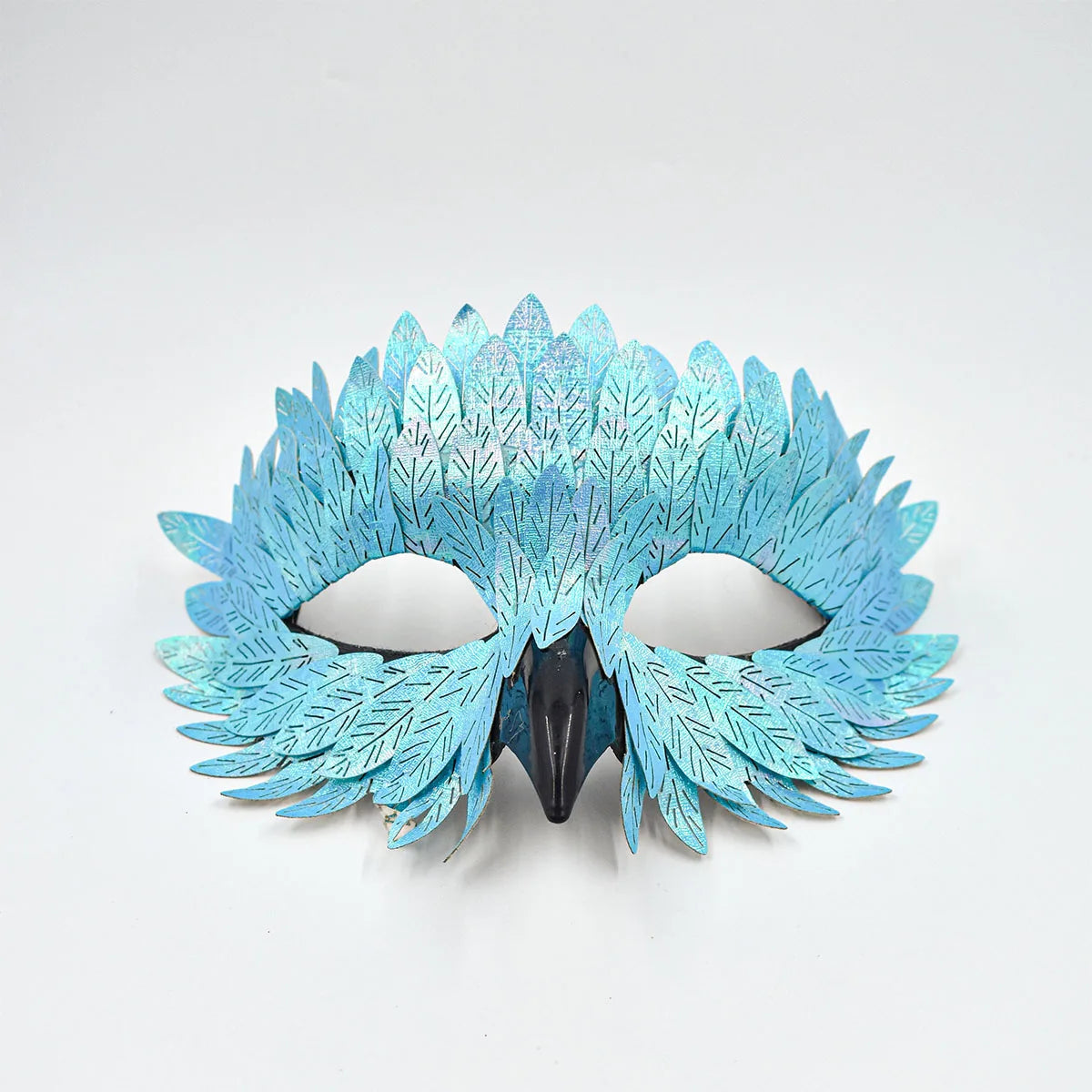 Women's Feather Half Face Mask