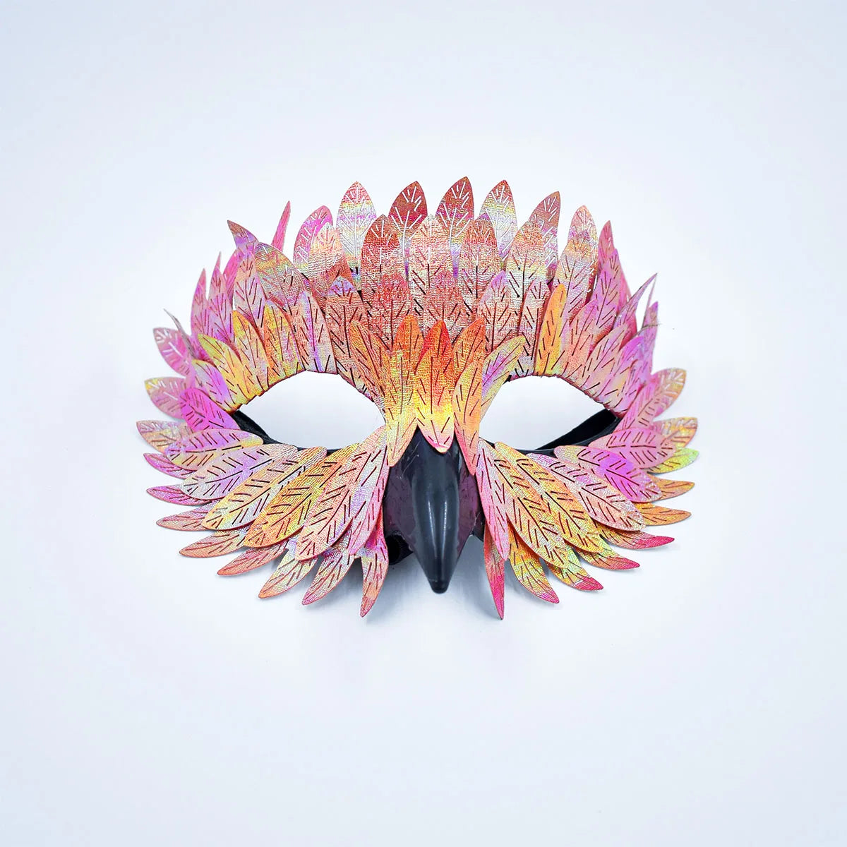 Women's Feather Half Face Mask