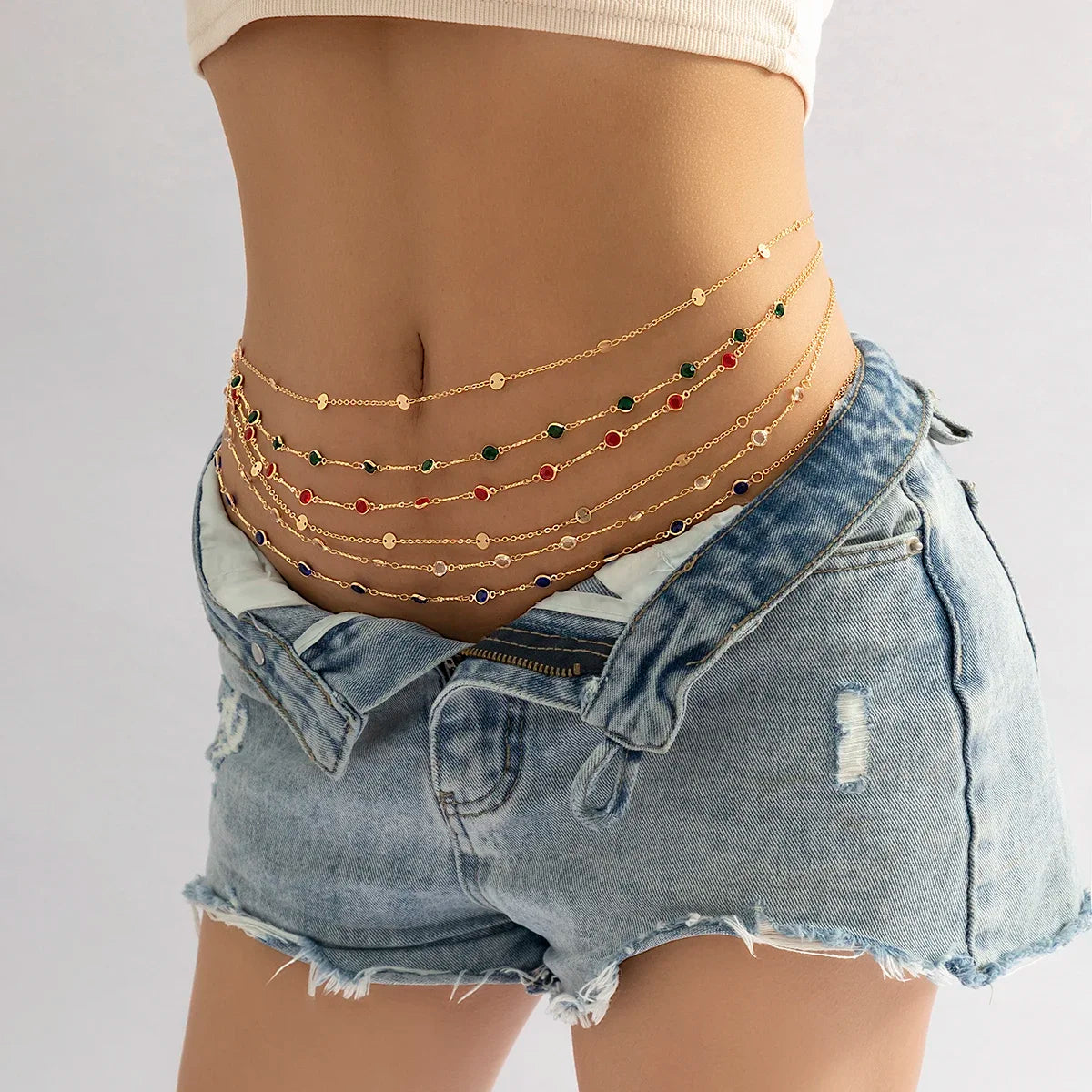 Deluxe Gold Waist Chain