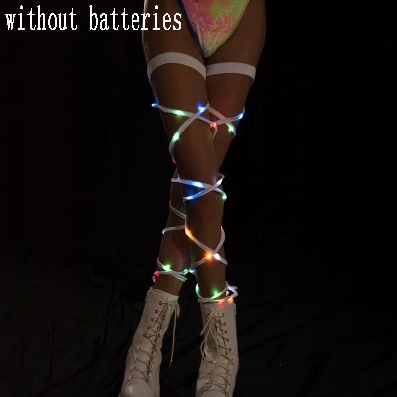 LED Rave Leg Wraps