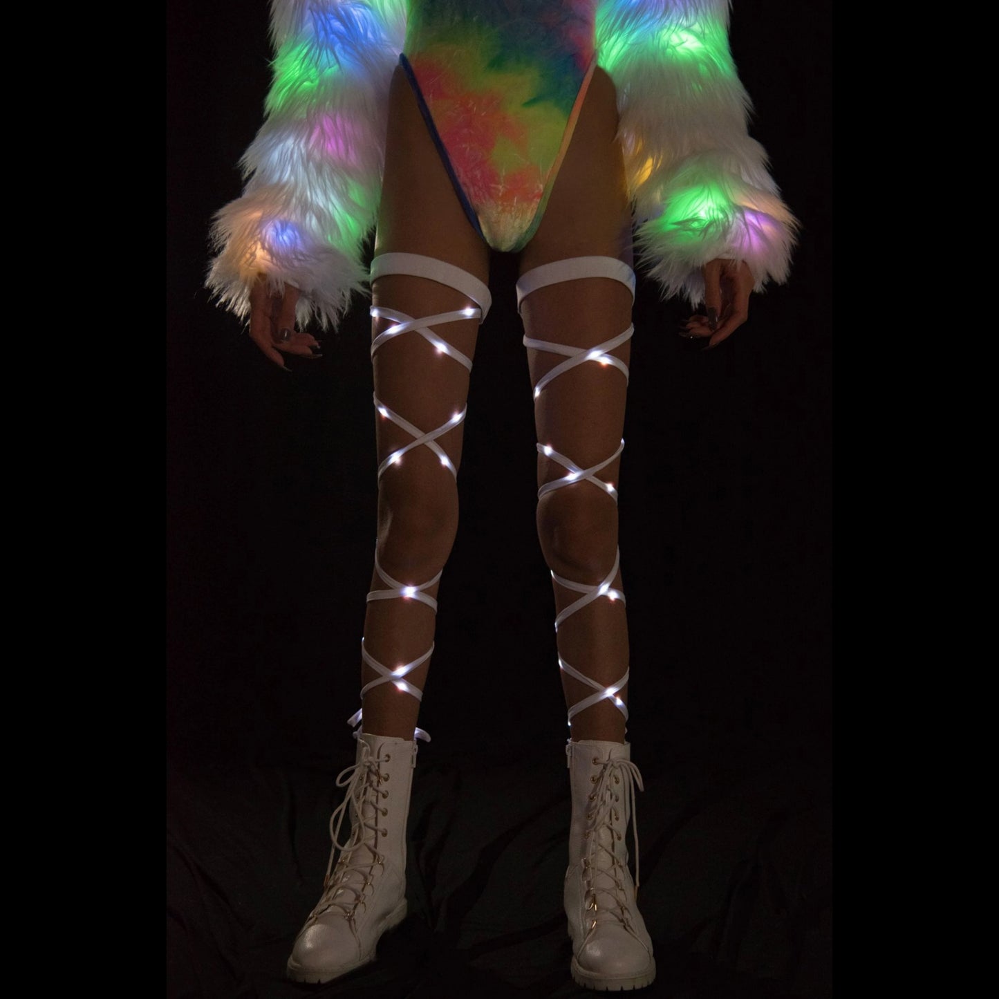 LED Rave Leg Wraps